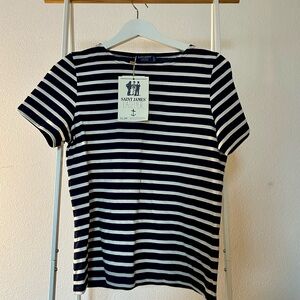 NWT French Saint James Striped Tee